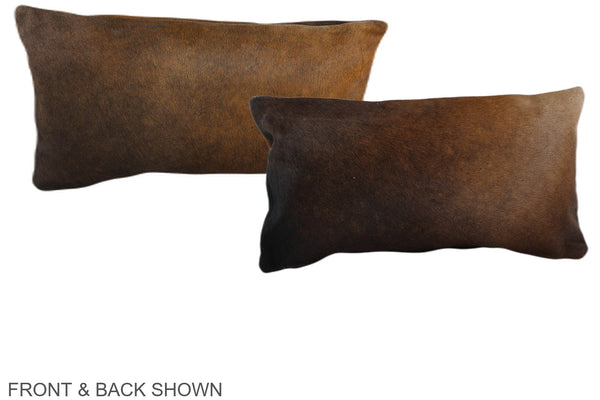 Chocolate Cowhide Pillow #A38645