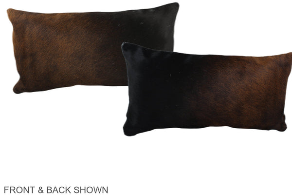 Chocolate Cowhide Pillow #A38649