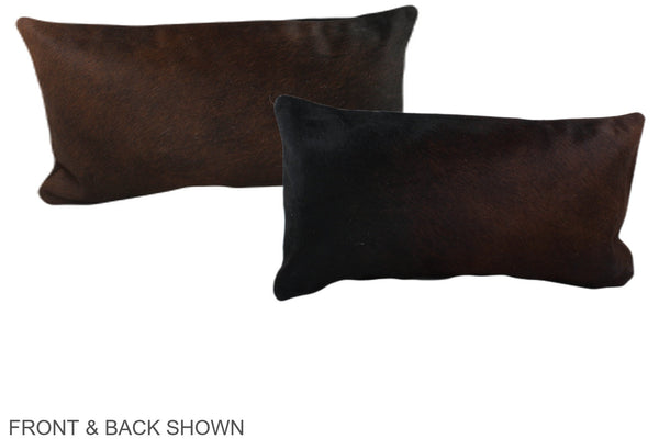 Chocolate Cowhide Pillow #A38653