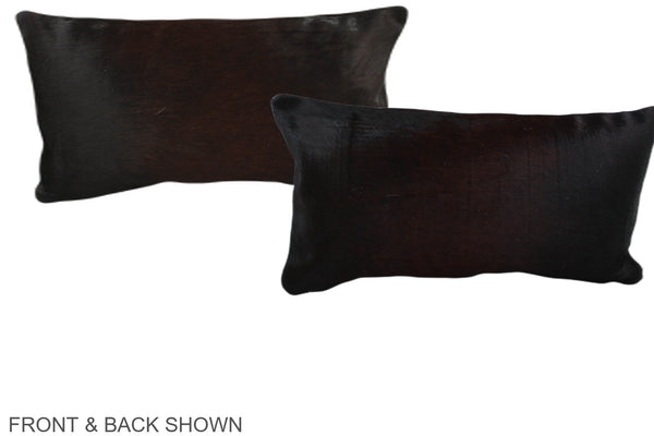 Chocolate Cowhide Pillow #A38665