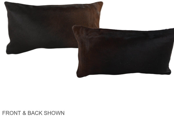 Chocolate Cowhide Pillow #A38705