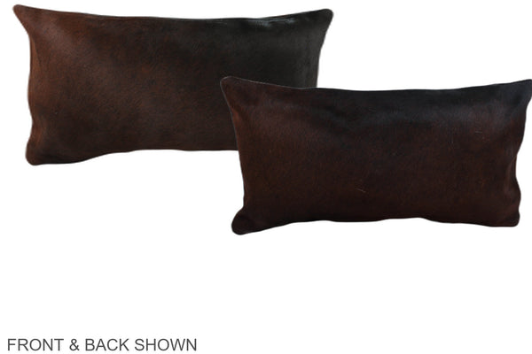 Chocolate Cowhide Pillow #A38713