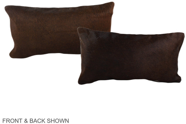 Chocolate Cowhide Pillow #A38715