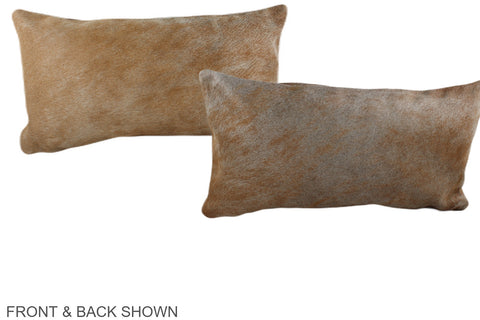 Caramel Cowhide Pillow #A38747