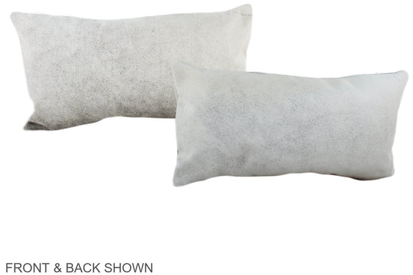Grey Cowhide Pillow #A38778