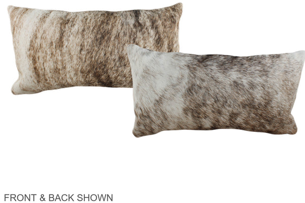Light Brindle Cowhide Pillow #A38793