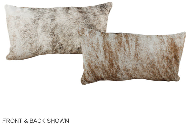Light Brindle Cowhide Pillow #A38800