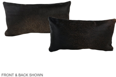 Chocolate Cowhide Pillow #A38802