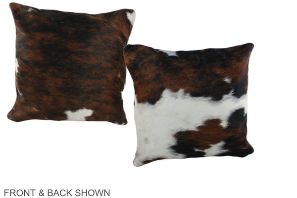 Tricolor Cowhide Pillow #A38846