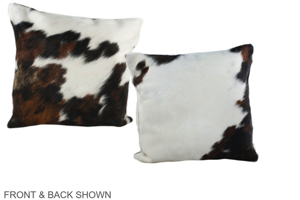 Tricolor Cowhide Pillow #A38850