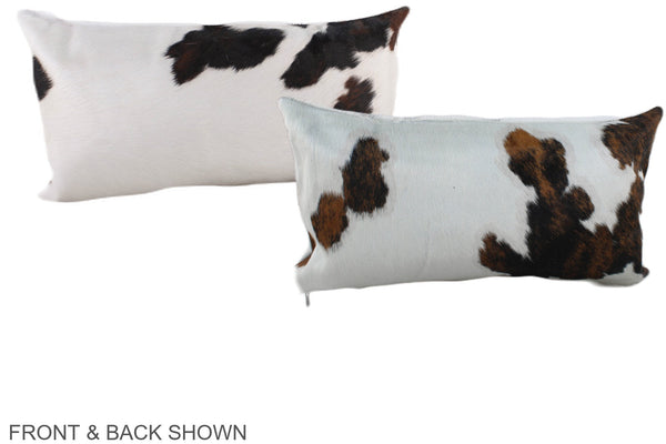 Tricolor Cowhide Pillow #A39452