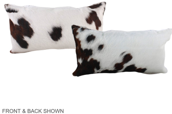 Tricolor Cowhide Pillow #A39461