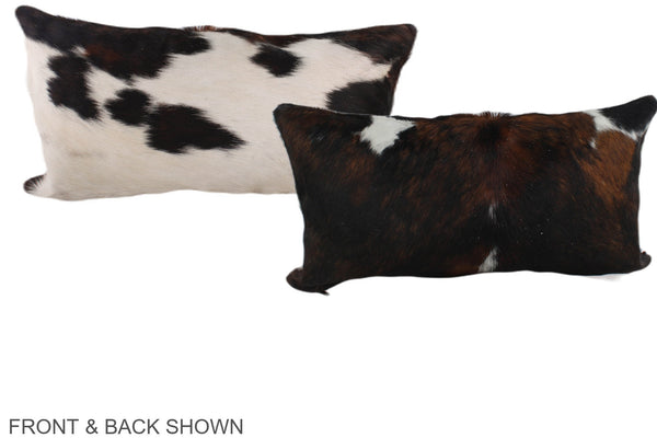 Tricolor Cowhide Pillow #A39465
