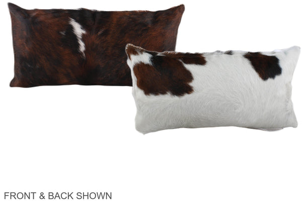Tricolor Cowhide Pillow #A39486
