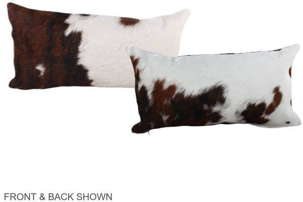 Tricolor Cowhide Pillow #A39489