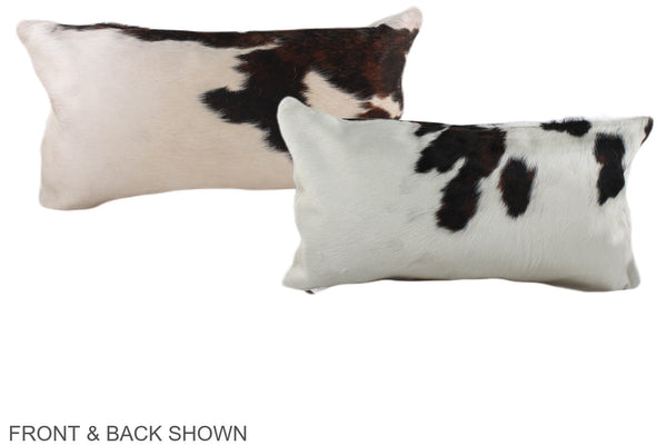 Tricolor Cowhide Pillow #A39491