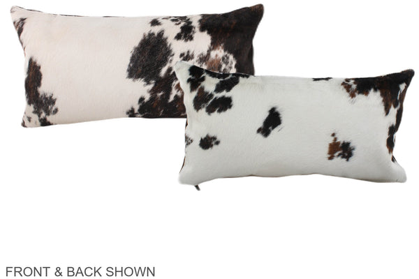 Tricolor Cowhide Pillow #A39493