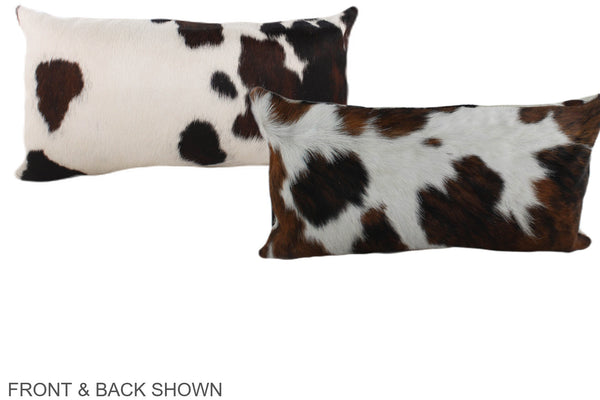Tricolor Cowhide Pillow #A39511