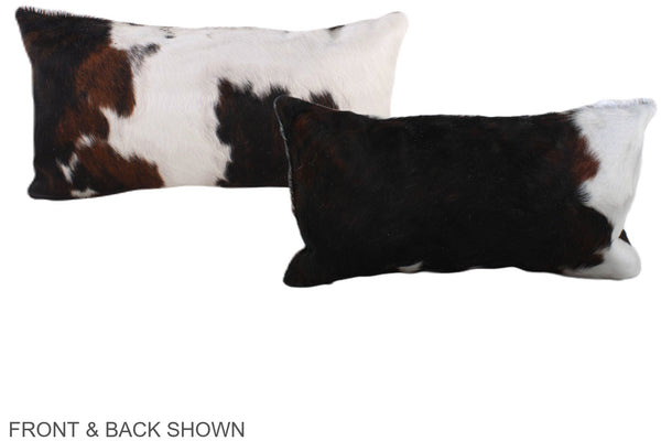 Tricolor Cowhide Pillow #A39512