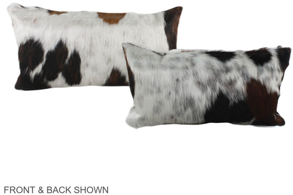 Tricolor Cowhide Pillow #A39516