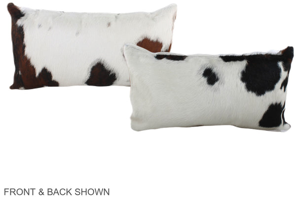 Tricolor Cowhide Pillow #A39521