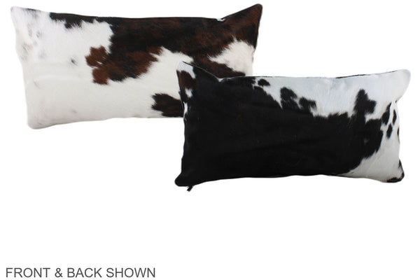 Tricolor Cowhide Pillow #A39524