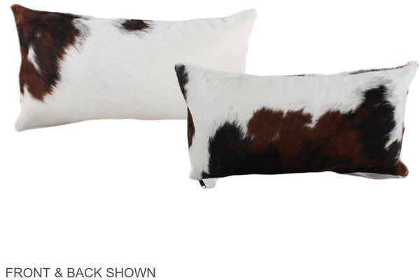 Tricolor Cowhide Pillow #A39545