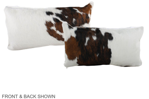 Tricolor Cowhide Pillow #A39546
