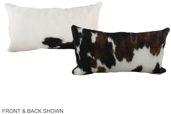 Tricolor Cowhide Pillow #A39548