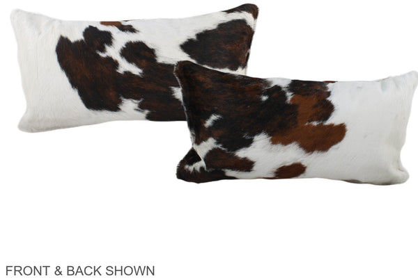 Tricolor Cowhide Pillow #A39551