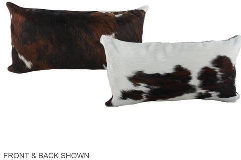 Tricolor Cowhide Pillow #A39553