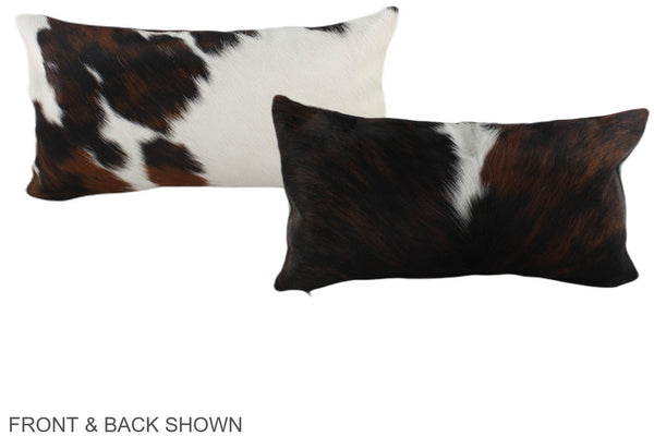 Tricolor Cowhide Pillow #A39559