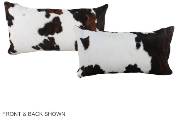 Tricolor Cowhide Pillow #A39571