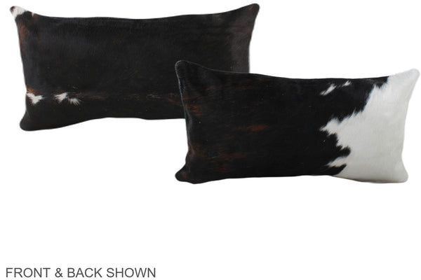 Tricolor Cowhide Pillow #A39574