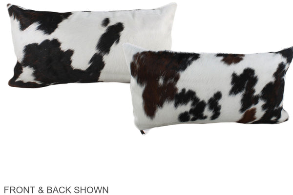 Tricolor Cowhide Pillow #A39577