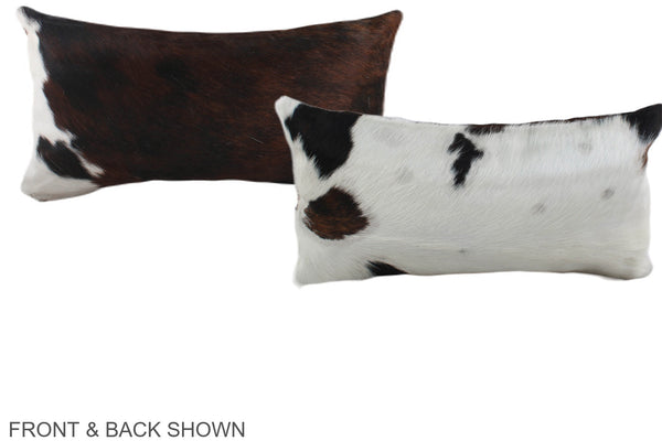 Tricolor Cowhide Pillow #A39583