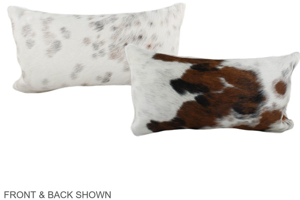 Tricolor Cowhide Pillow #A39592