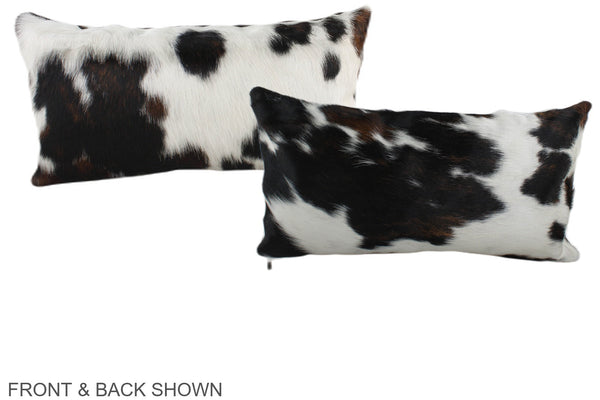 Tricolor Cowhide Pillow #A39593
