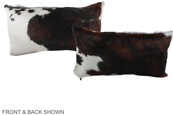 Tricolor Cowhide Pillow #A39598
