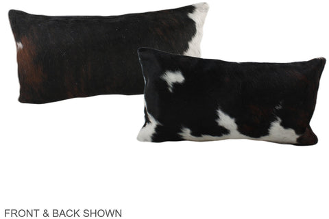Black and White Cowhide Pillow #A39603