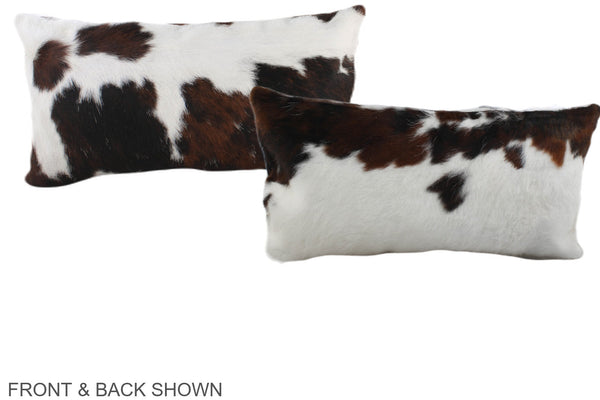 Tricolor Cowhide Pillow #A39605