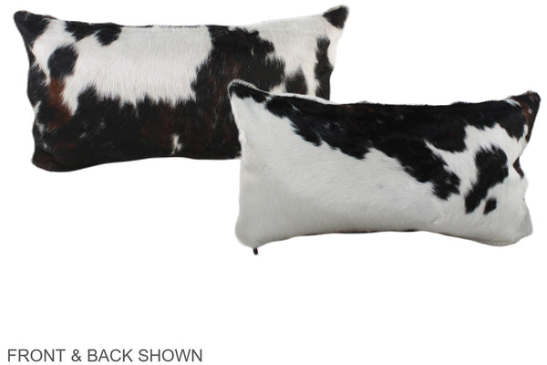 Tricolor Cowhide Pillow #A39606