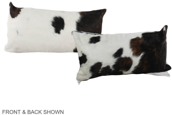 Tricolor Cowhide Pillow #A39618