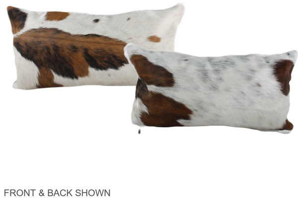 Tricolor Cowhide Pillow #A39631