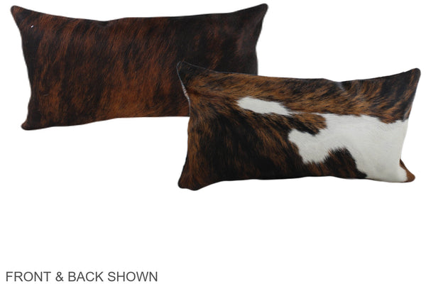 Tricolor Cowhide Pillow #A39638