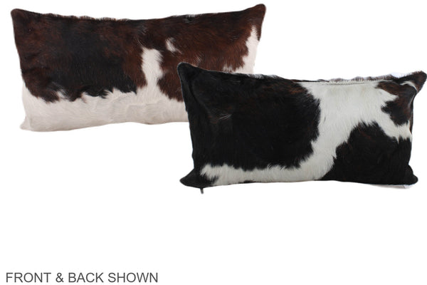 Tricolor Cowhide Pillow #A39639