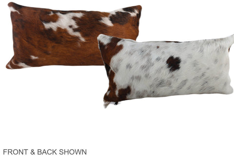 Tricolor Cowhide Pillow #A39676