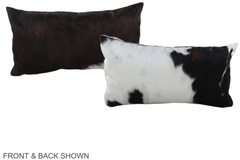 Tricolor Cowhide Pillow #A39678