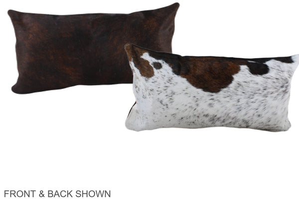 Tricolor Cowhide Pillow #A39688