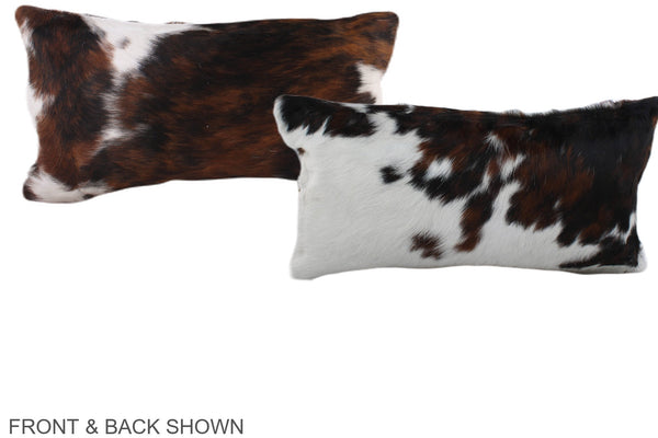 Tricolor Cowhide Pillow #A39689